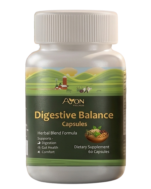 Digestive Balance: Triphala, Brahmi, Gokshura, Ajwain & Turmeric