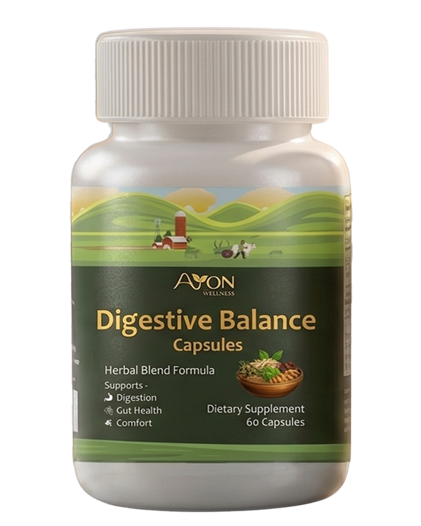 Digestive Balance: Triphala, Brahmi, Gokshura, Ajwain & Turmeric
