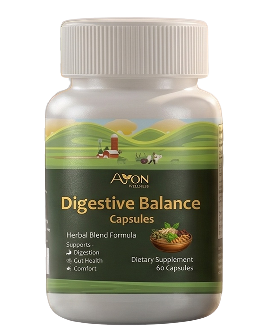 Digestive Balance: Triphala, Brahmi, Gokshura, Ajwain & Turmeric